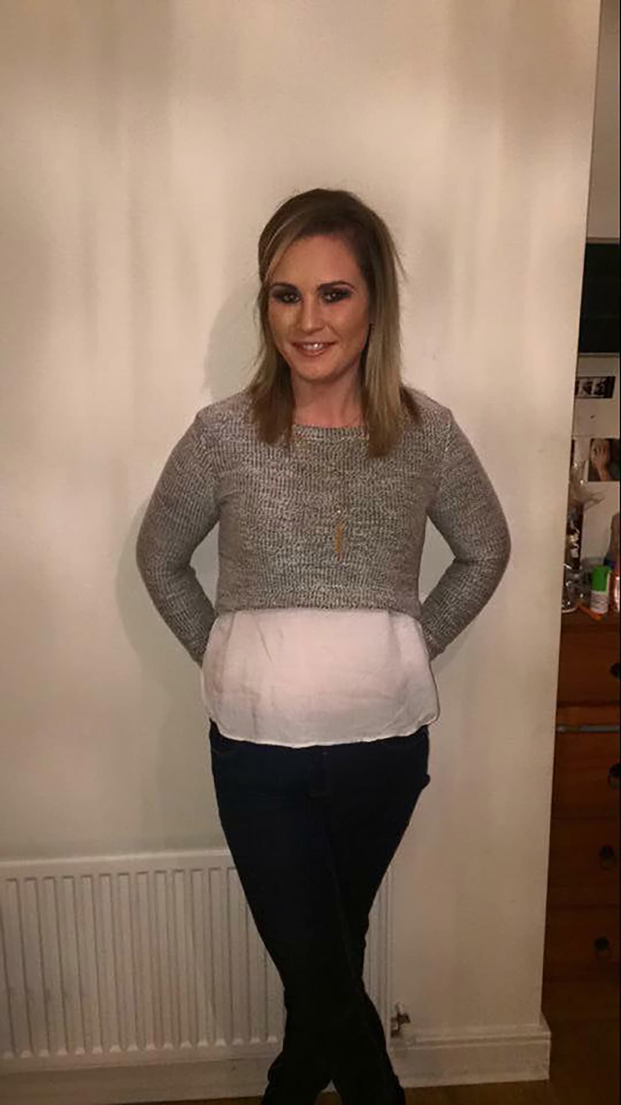 De ser talla 18, pasó a ser talla 10 y se siente muy feliz con los resultados de su lucha contra el sobre peso.