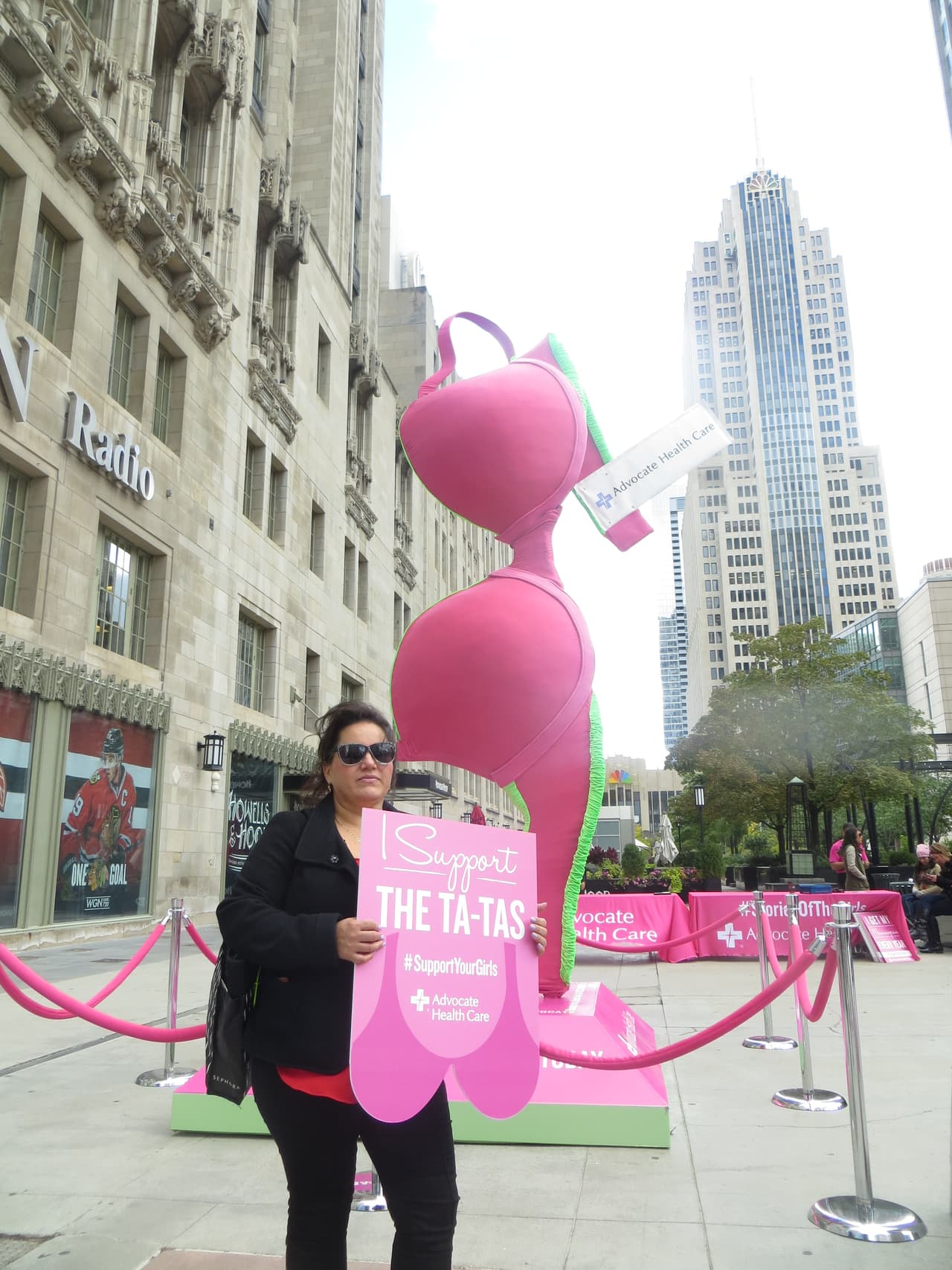 Le llaman el brasier de soporte.