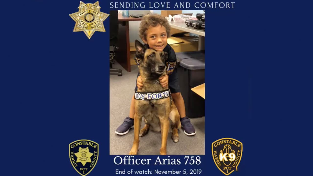 El precinto 1 del condado Harris compartió fotografías de la menor durante sus días como oficial honoraria.