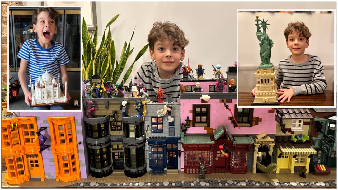 Niño hispano es un ‘genio del Lego’, a sus 6 años arma sets de miles de piezas