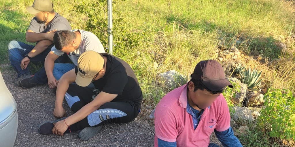 Estos inmigrantes fueron descubiertos cuando hicieron una parada de tráfico.