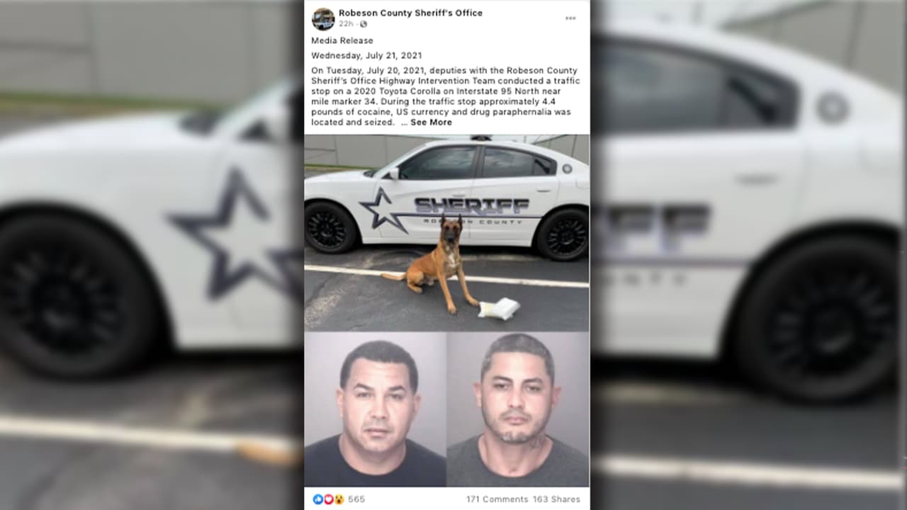 Christian S. Hernández y Josua V. Morales, ambos de 42 años y residentes de Florida, fueron acusados de conspiración para traficar cocaína y posesión de parafernalia de drogas.