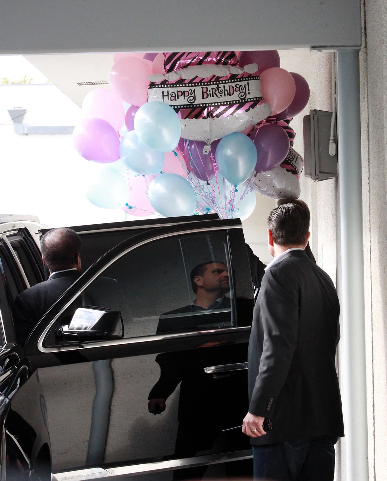 Ambos le hicieron a Blue Ivy la fiesta más linda, y los globos no faltaron.