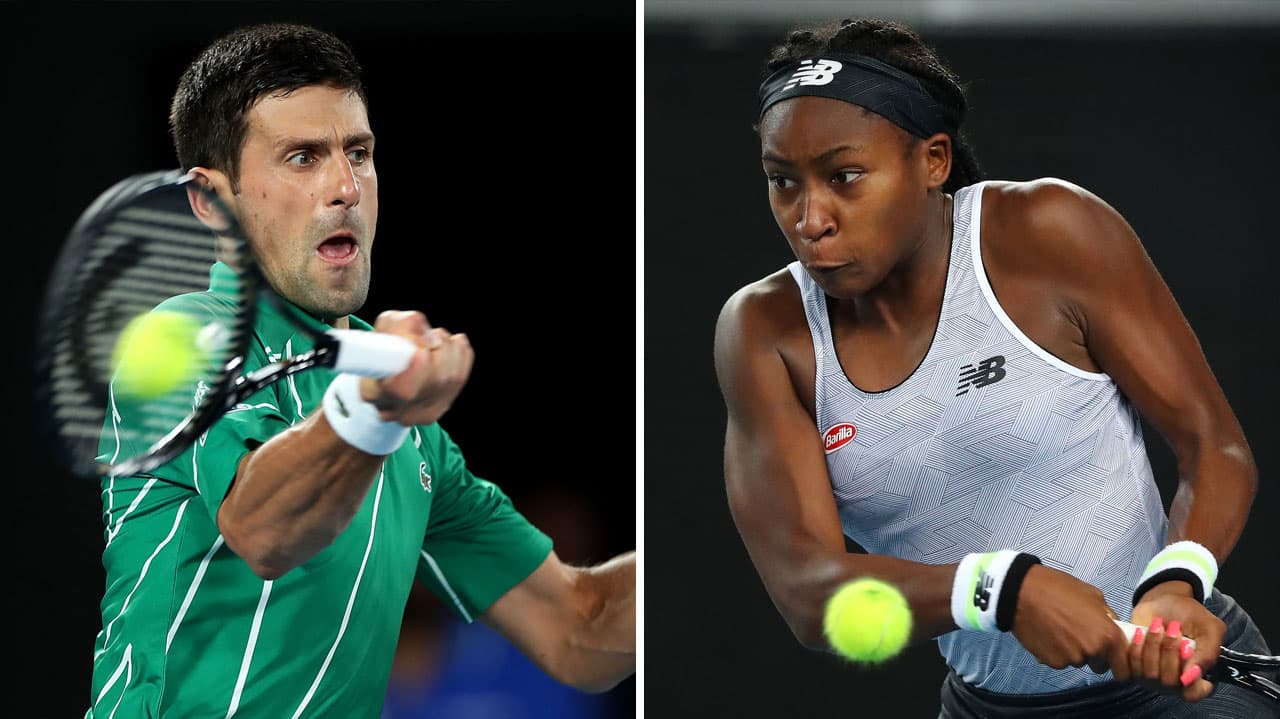 Federer y Djokovic cumplieron, Coco Gauff eliminó a Venus Williams.