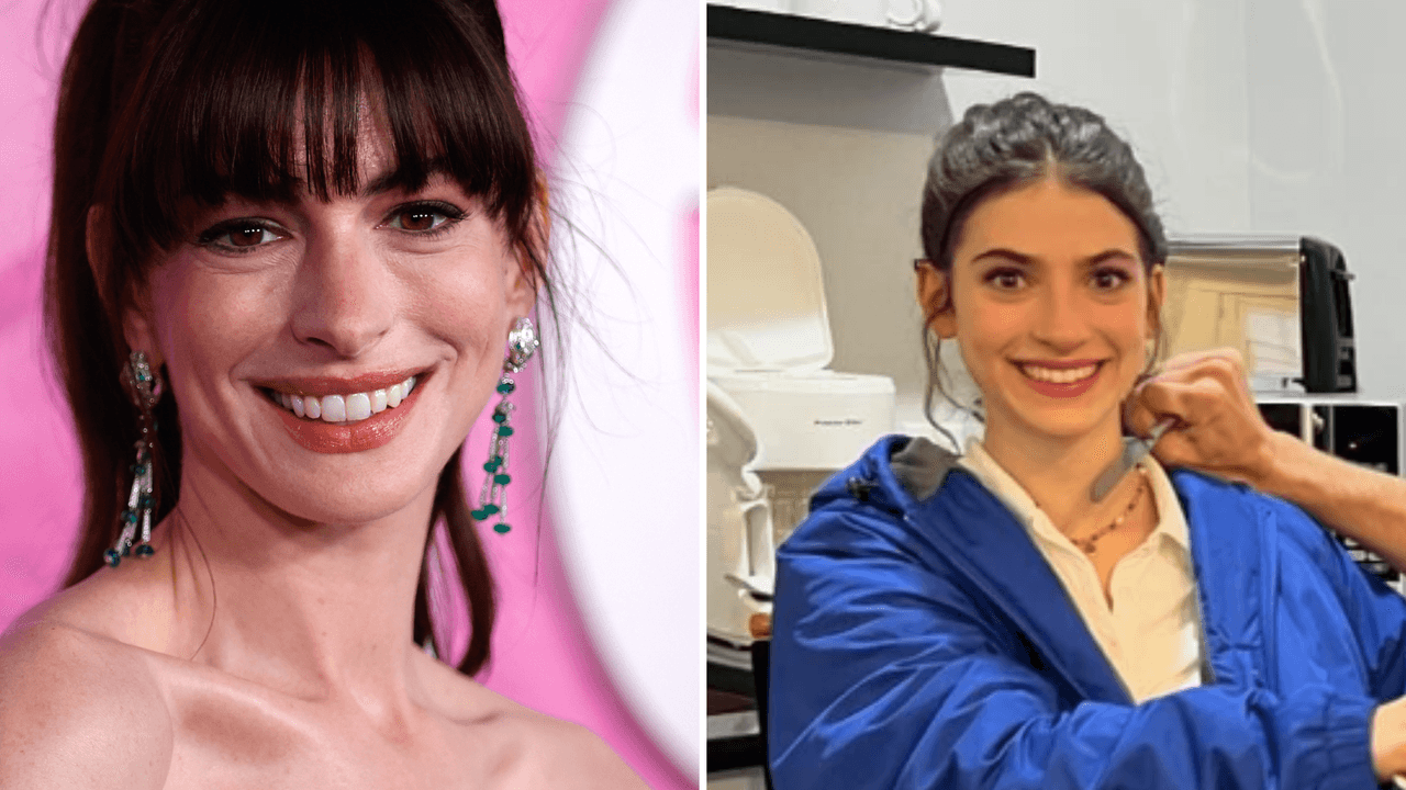 Anne Hathaway y Ella Rubin tienen un gran parecido físico.