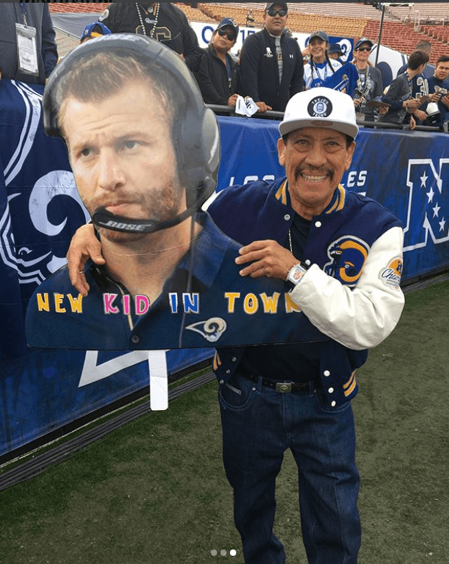 El actor Danny Trejo, recordado por su legendario papel de 'Machete', también dejó clara su pasión por este deporte.