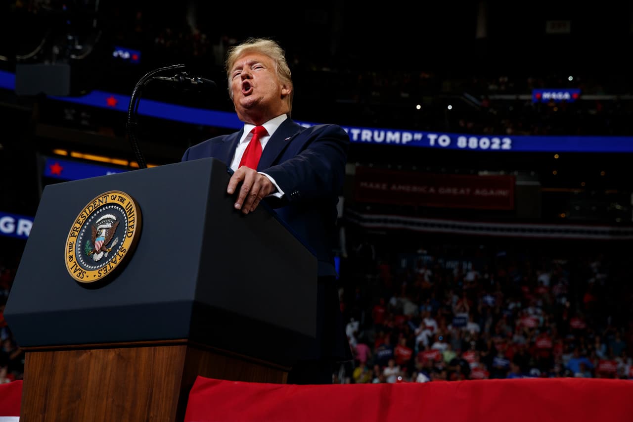 De nuevo, Trump aseguró que ha sido víctima de una campaña mediática en su contra.