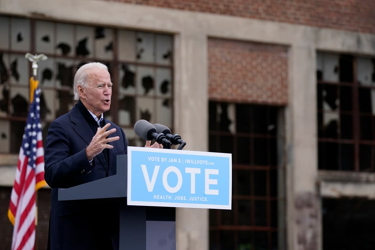 "Siento que gané Georgia tres veces": Joe Biden visita Georgia en apoyo a Ossoff y Warnock
