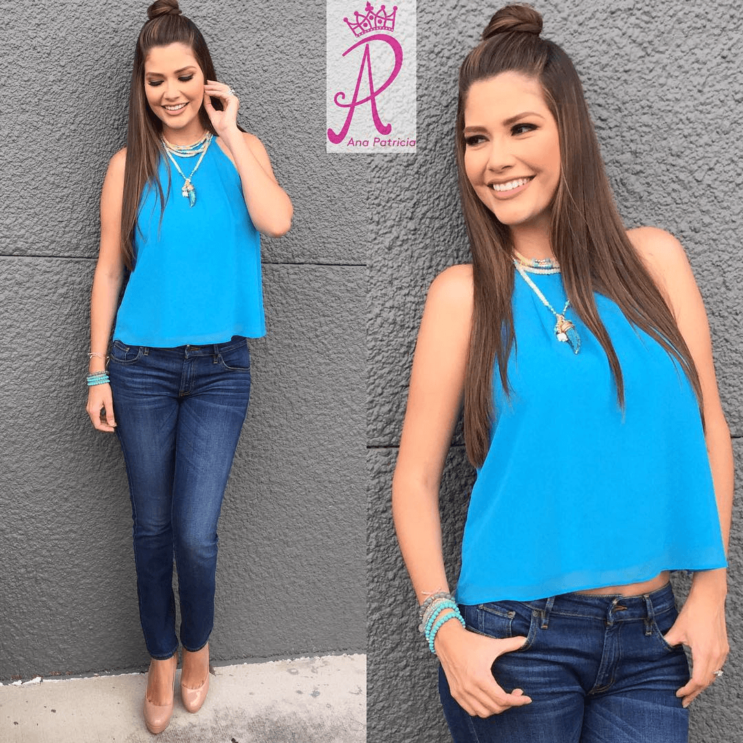 Un look muy contemporáneo. Tú, al igual que Ana Patricia, ¡atrévete a experimentar!