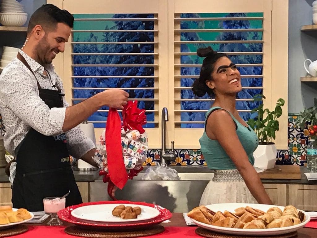 El chef sabía que Mela no podía faltar para celebrarlo.