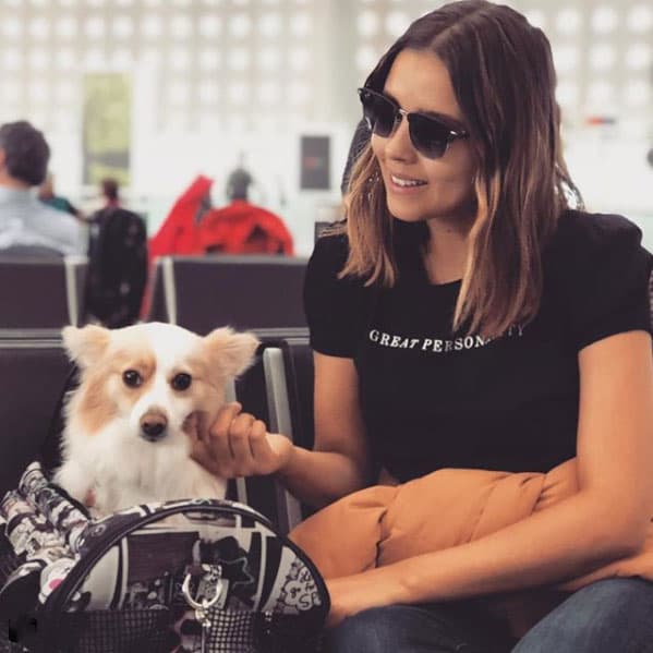 Esta vez no viajaron solos, Mila la mascota de Paulina, los acompañó en esta nueva aventura.