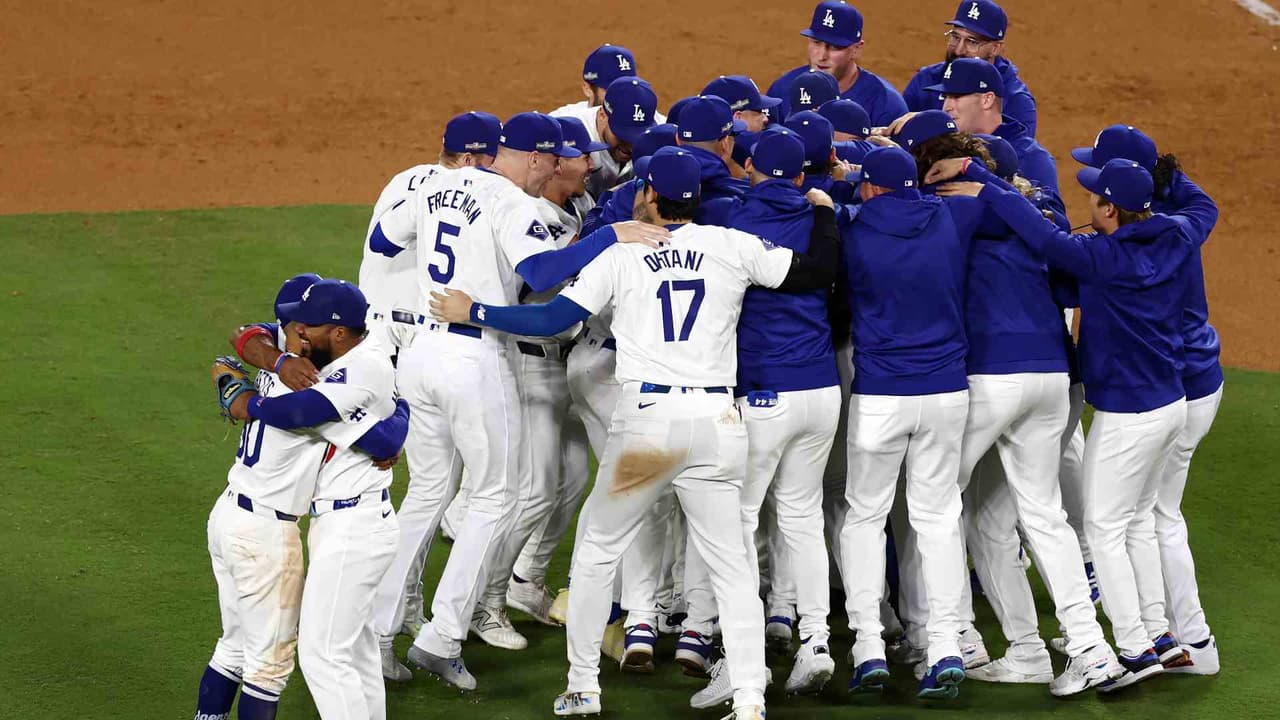 Los Dodgers de Los Ángeles eliminaron a los Mets de Nueva York con una victoria de 10-5 en el sexto juego de la Serie de 
<b>Campeonato de la Liga Nacional.</b>
<br>