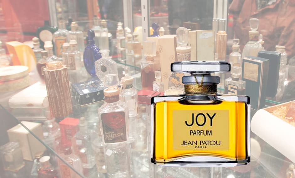 <h3> Joy (1935) </h3>Una onza de este perfume contiene 10,000 jazmines y 336 rosas; no en balde es uno de los más caros del mundo. Lo paradójico es que Jean Patou lo lanzó para elevar el ánimo de las mujeres durante la Gran Depresión, convirtiéndose desde entonces en una de las fragancias más 
<a href="http://www.therichest.com/luxury/most-expensive/worlds-10-most-expensive-perfumes/">apreciadas</a>. En 2000 la Fragrance Foundation lo declaró 'la fragancia del siglo XX'. 
<br>