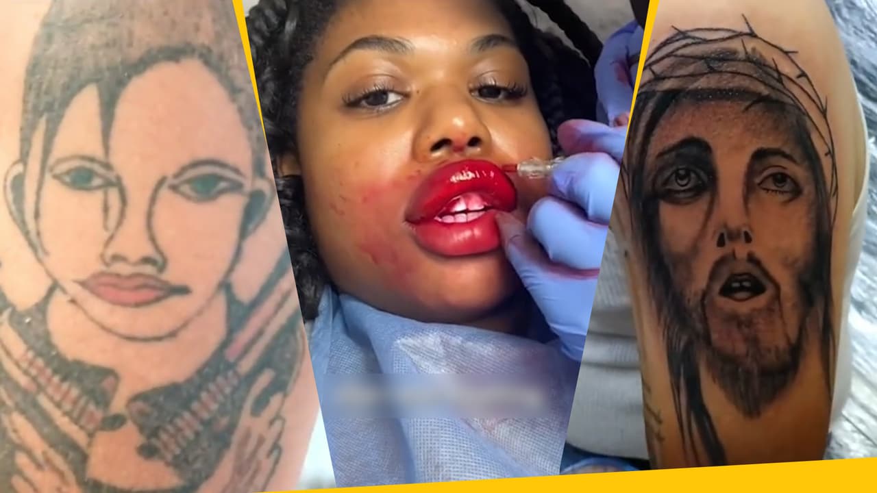 Tatuajes que fueron un 'fail' absoluto: quedaron horribles, se infectaron y otras historias de terror