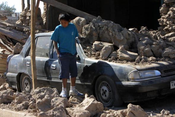 Terremoto de Perú. El 15 de agosto de 2007 se registró un potente movimiento telúrico en las costas del centro del país andino, el más poderoso terremoto de los últimos años aunque no el más catastrófico. Dejó 513 muertos y miles de heridos.