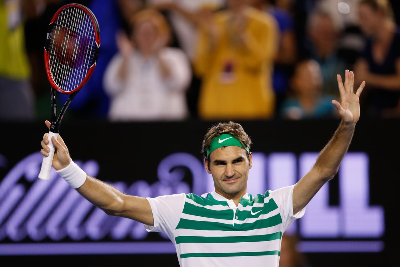 Roger Federer alcanzó los 300 triunfos en torneos de Grand Slam en el Abierto de Australia