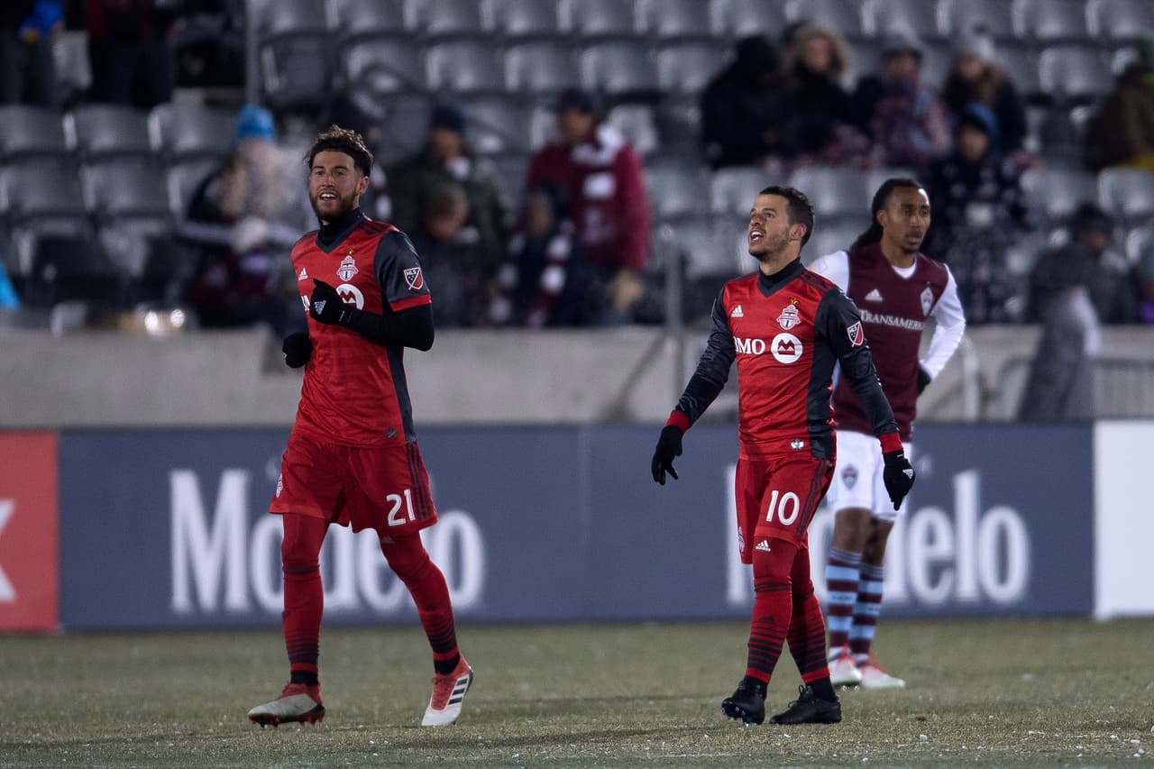Fue allí como llegó el gol de Osorio para Toronto FC, con el 0-1 al minuto 10 del segundo tiempo.