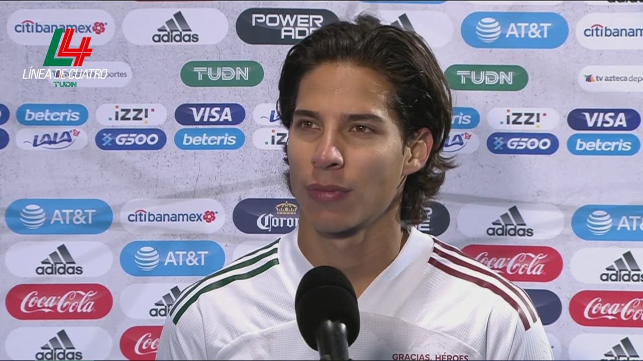 Un muy feliz Diego Lainez habló de su primer gol con México 