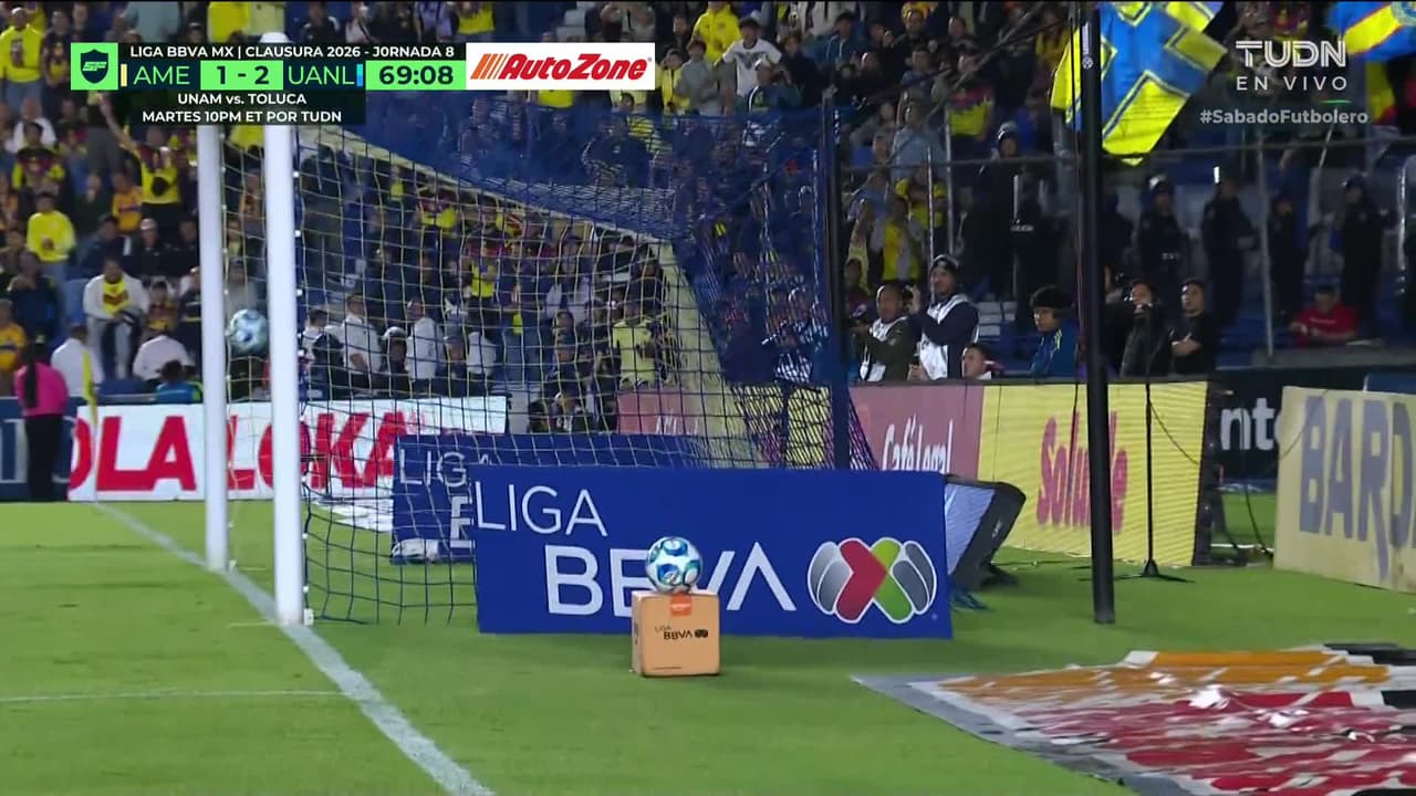 ¡GOL!  anota para Tigres. Ángel Correa