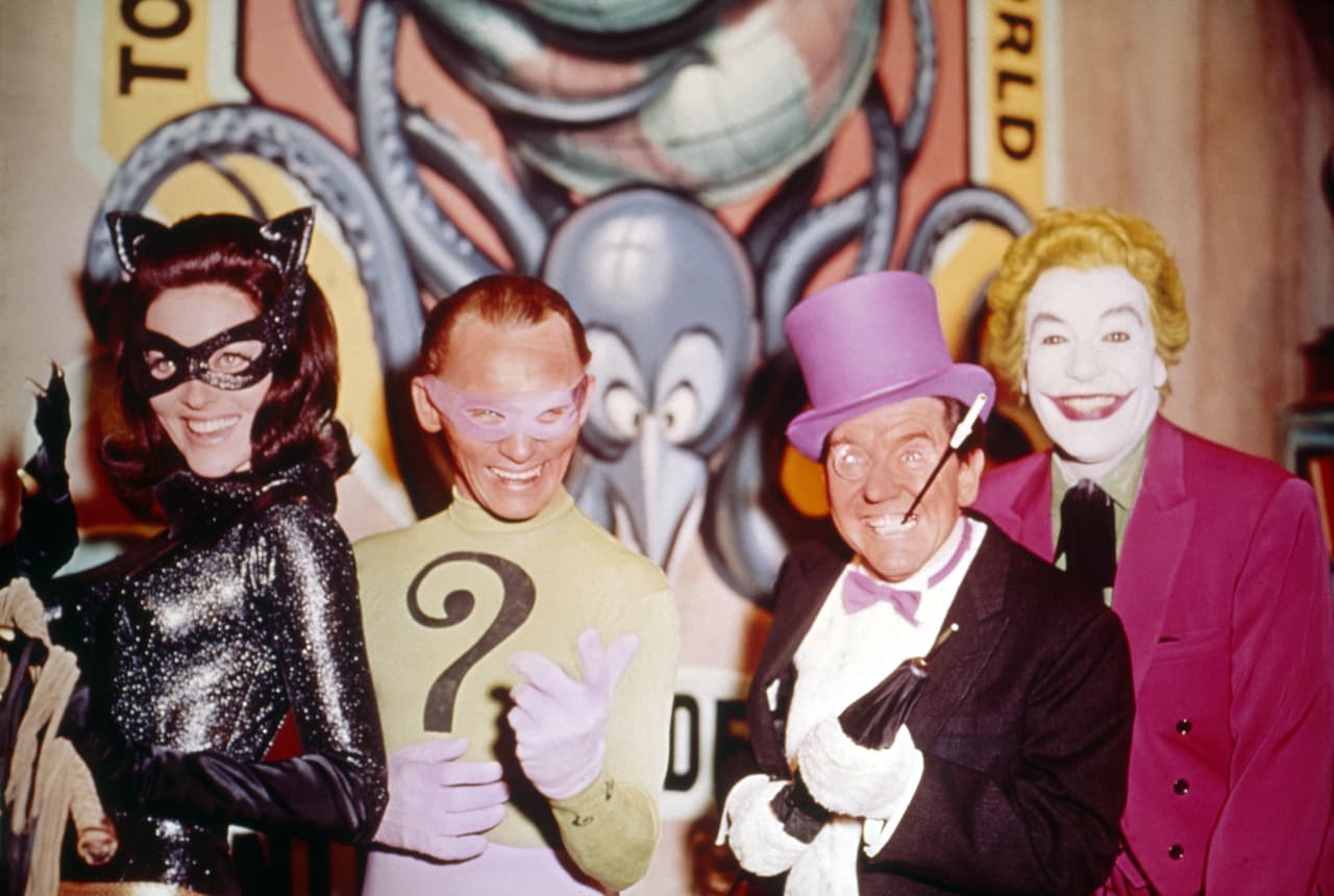 Desde los años 60 con la serie de 'Batman' los villanos del Caballero de la Noche se han hecho presentes.