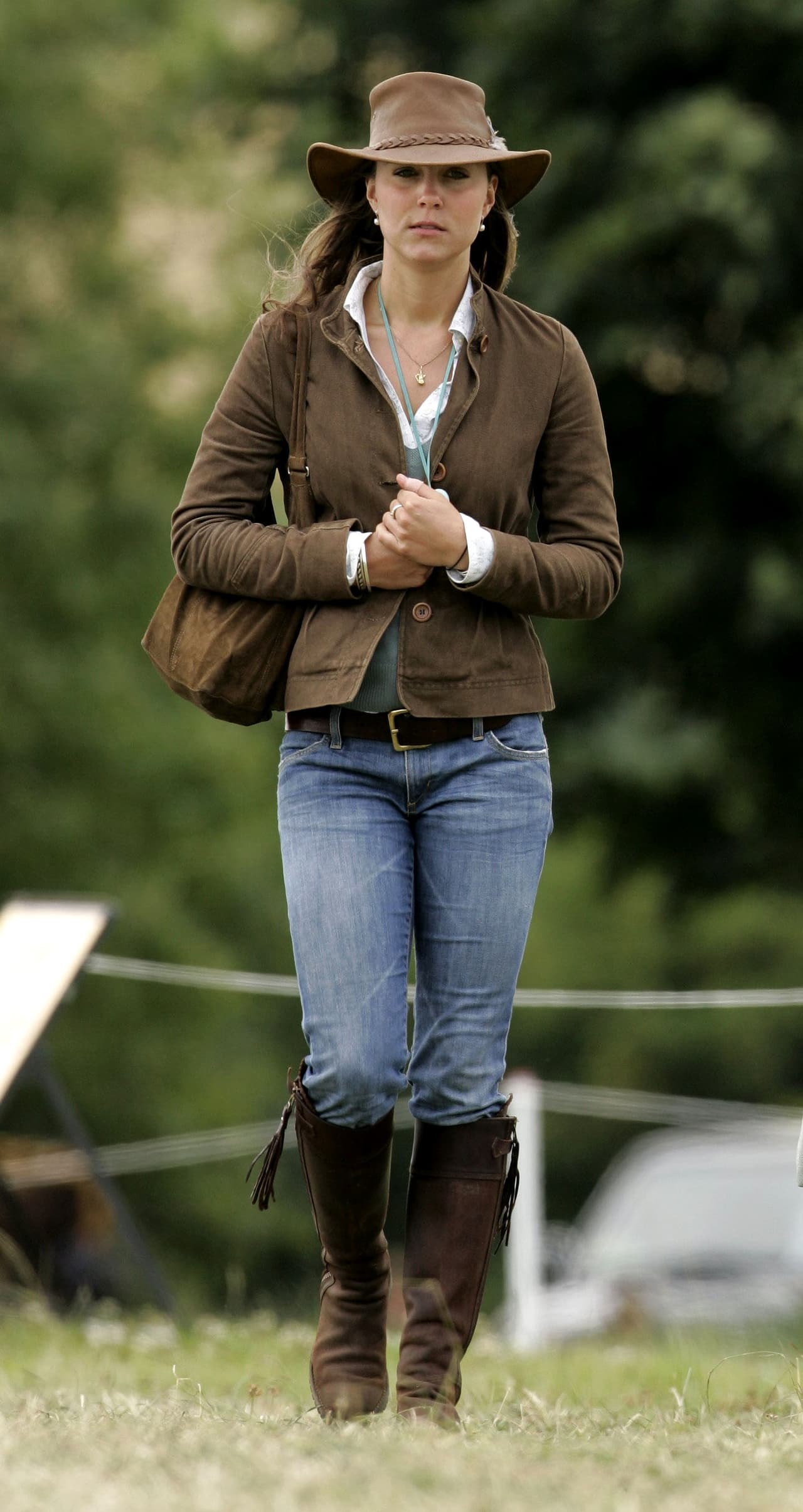 Kate Middleton volvió a usar sus famosas botas en 2005 durante el Festival de Eventos de Gatcombe en Gloucestershire.