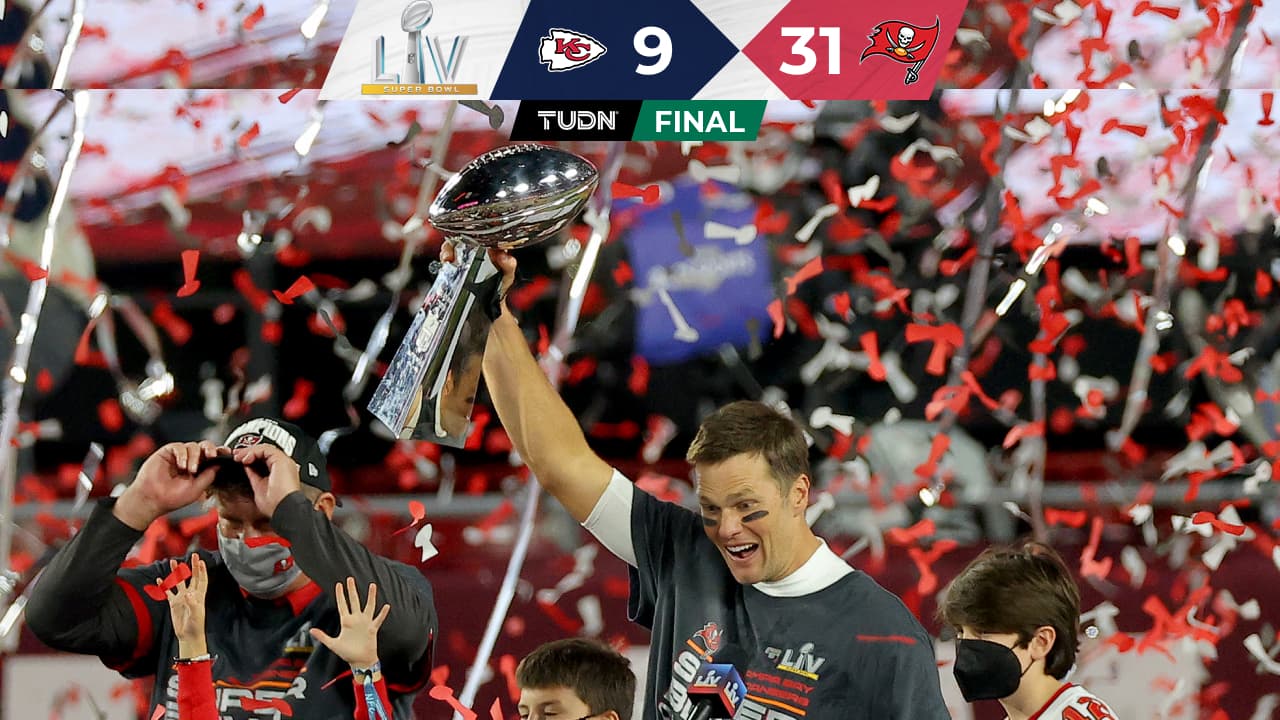 ¡The GOAT! Brady da a Bucs el Super Bowl LV y gana séptimo anillo