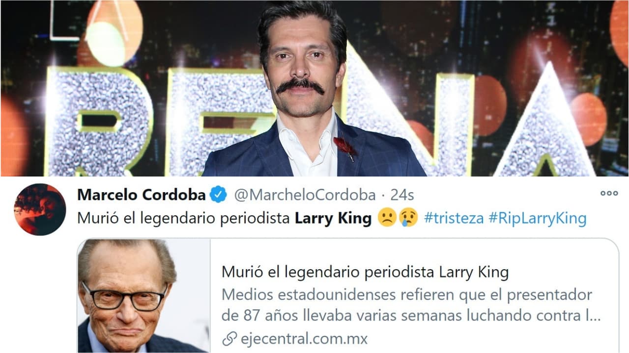 El actor argentino
<b>Marcelo Córdoba</b> también comentó sobre Larry King.
<br>