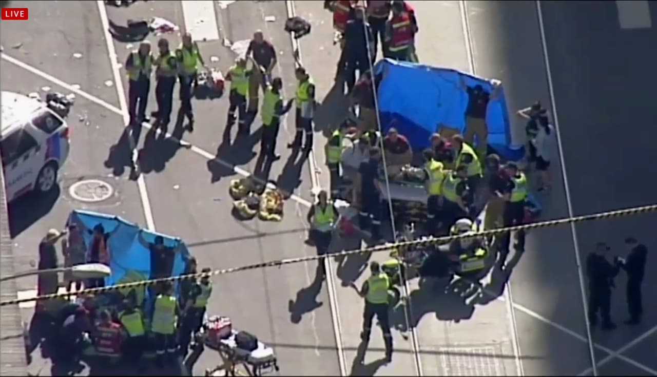 Al menos 14 heridos en un atropello "deliberado" en Melbourne, pero sin pruebas de que sea terrorismo