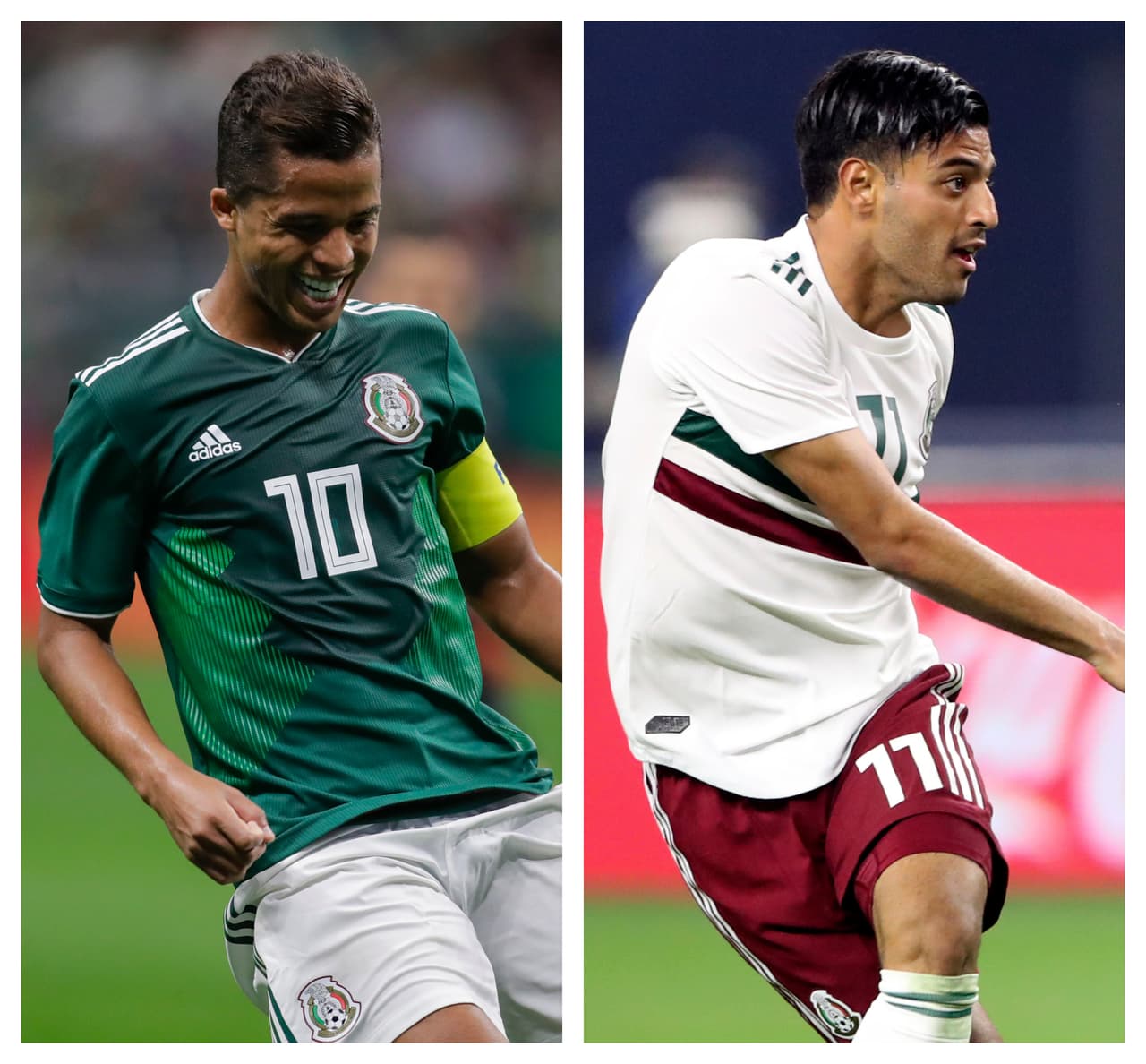 Giovani dos Santos y Carlos Vela, de la MLS al 'Tri'.