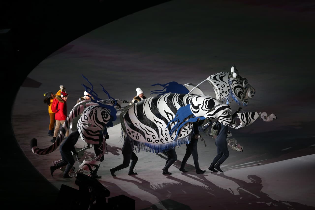 Así como el tigre blanco, mascota de los Juegos y considerado por la cultura de este país como uno de los cuatro dioses protectores.