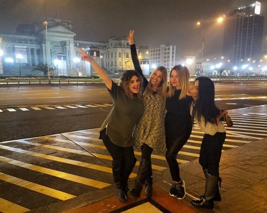 Desde su llegada a Perú Gred mostró que estaba en buena compañía. Girlzzzz @ Perú 💕🔝📍#PeruNosLlama #travelingtheworld#familytrip #girlstrip2016