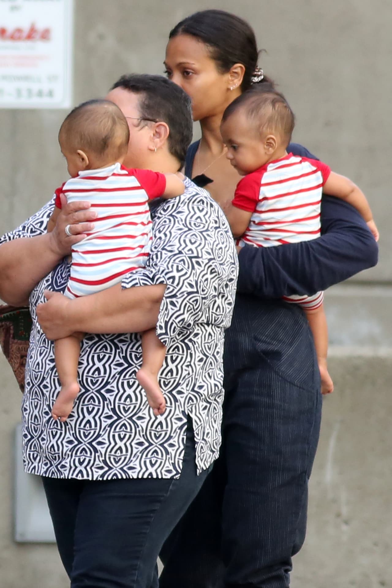 Los nenes son igualitos a la actriz.