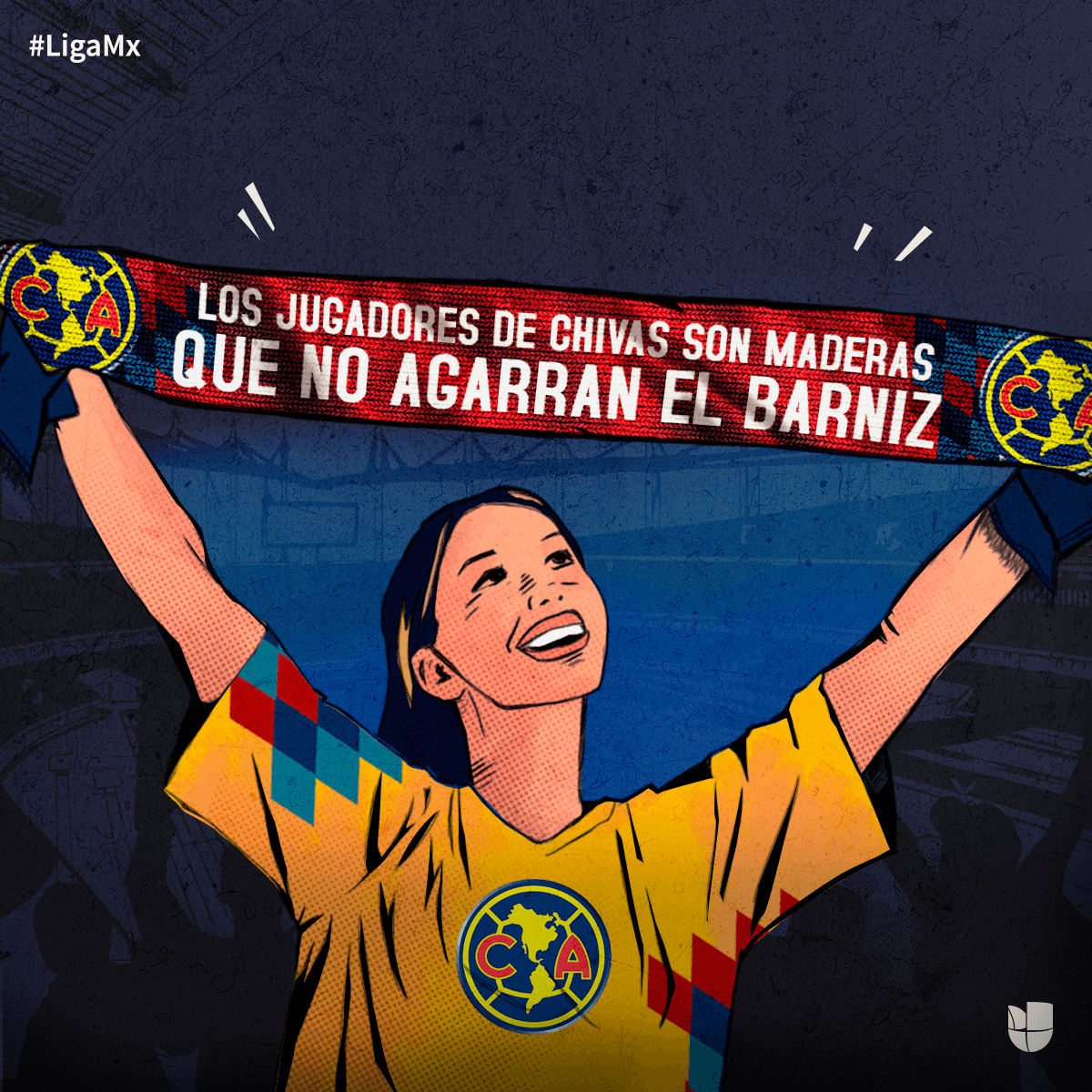 En una nueva edición del Clásico Nacional entre Chivas de Guadalajara y América, estas son algunas frases en bufandas de colección para 'ponerle picante' a este tradicional enfrentamiento.