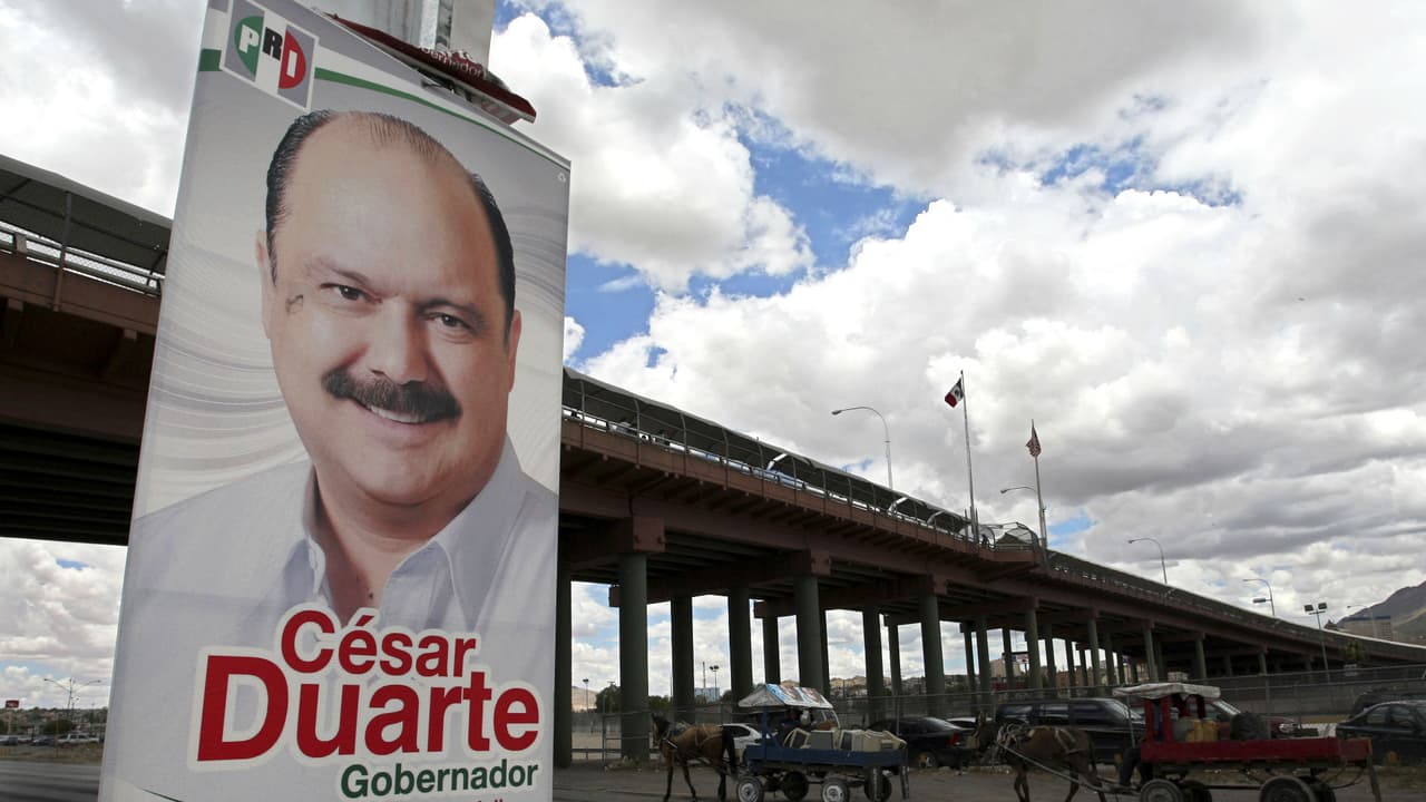 Autoridades de México no presentarán acción penal contra el exgobernador prófugo César Duarte