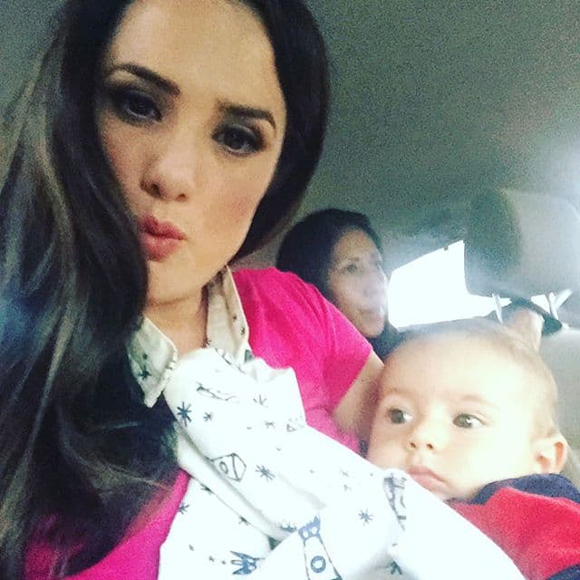 La actriz adora los momentos que puede pasar con el más pequeño de sus hijos.