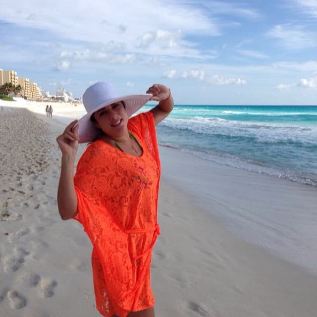 Se ve que se encuentra en una gran momento de su vida.