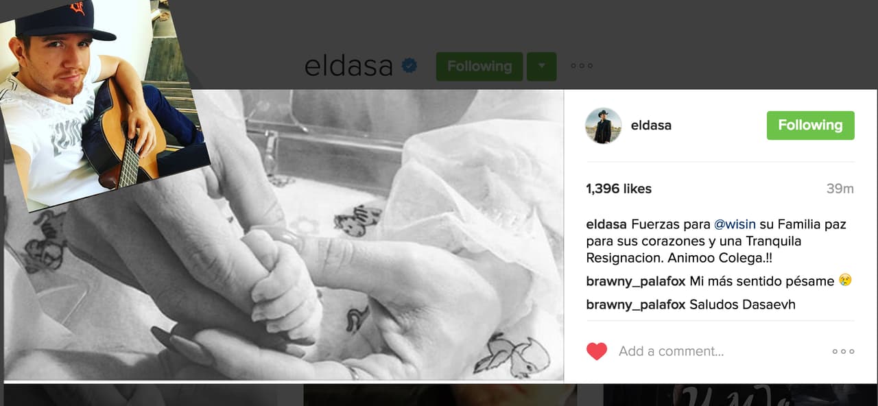 El Dasa envió fuerza y oración.