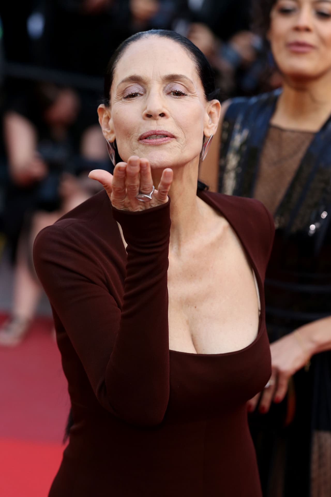 Sonia estuvo acompañada del director y otros actores, pero su agenda era otra...