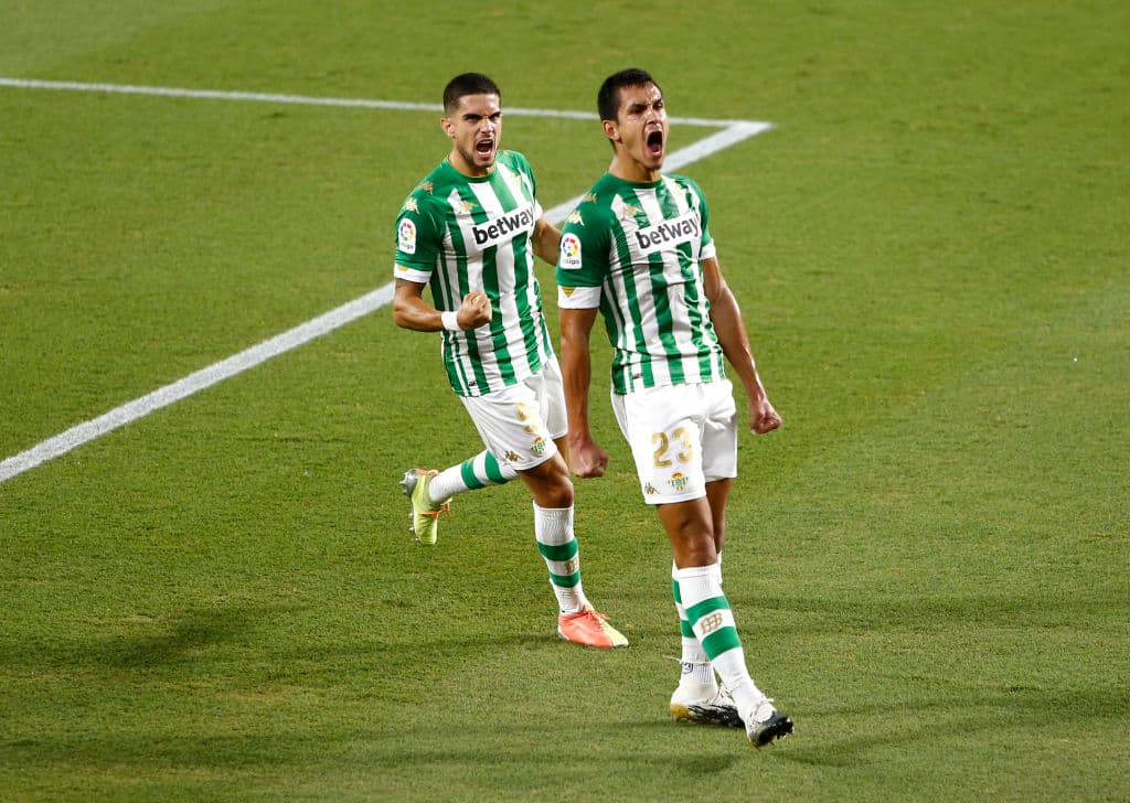 A los 35’ de juego llegó el empate de Betis.