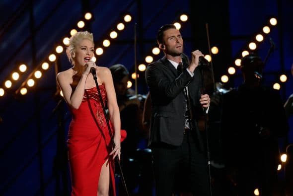 ¡Qué románticos! Para el más reciente disco de Maroon 5, la banda tuvo la colaboración de Gwen Stefani.