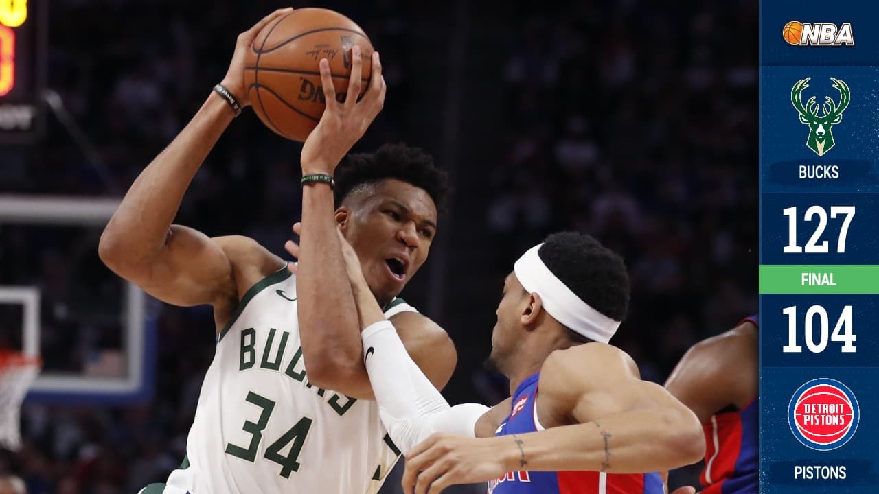 Giannis Antetokounmpo anotó 41 puntos.