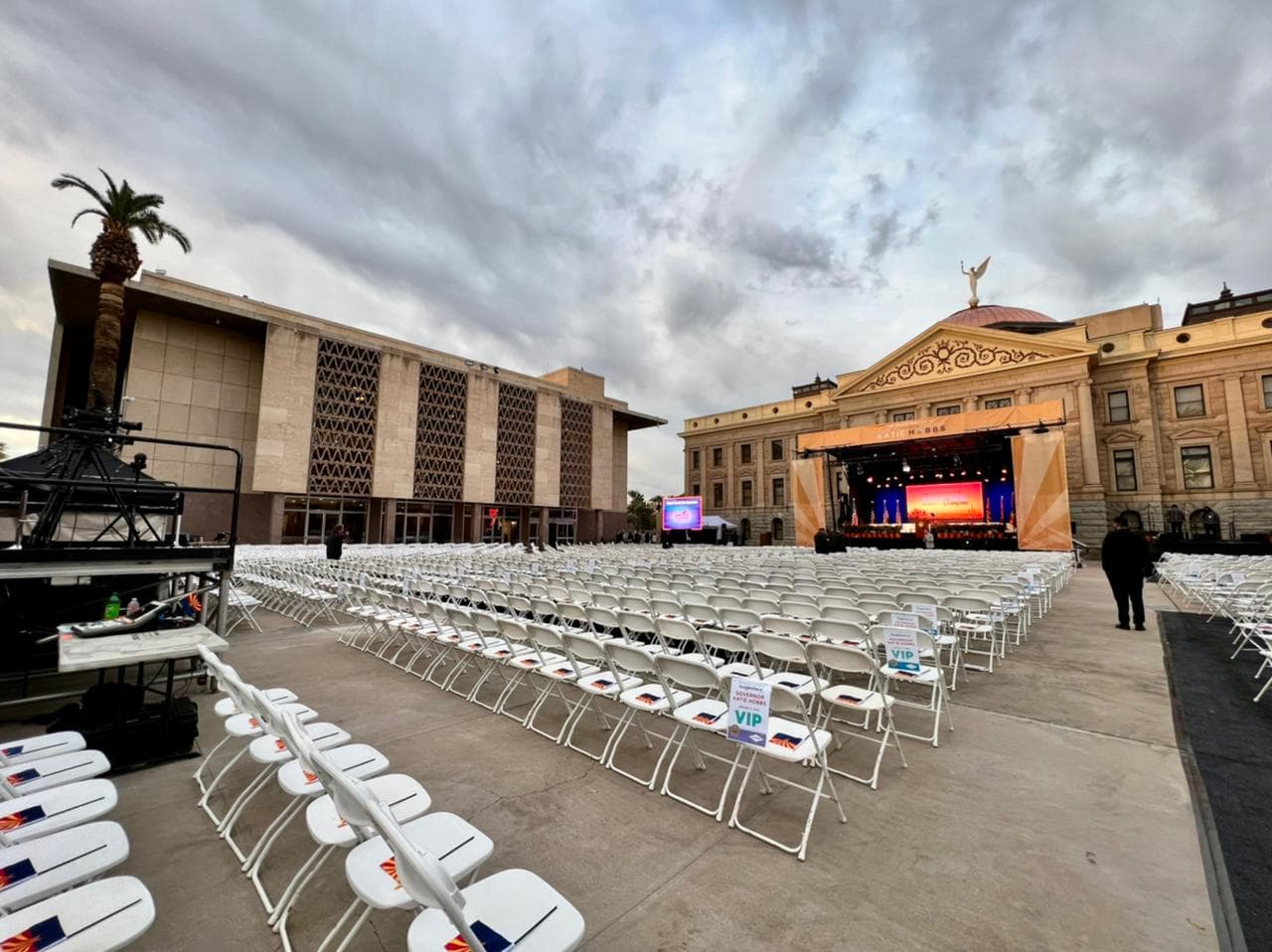 Panorámica del capitolio estatal de Arizona.