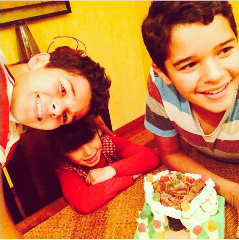 Hijos Itatí Cantoral y Eduardo Santamarina