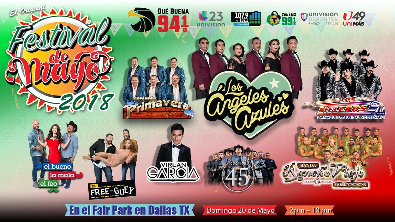 ¡Acompáñanos al Festival de Mayo 2018!