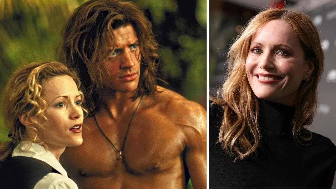 Leslie Mann se enamoró de Brendan Fraser al verlo en "George de la selva" y lo mantuvo en secreto