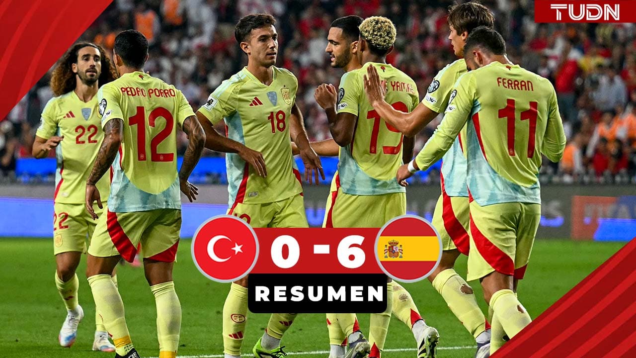 Resumen | España humilla y aplasta a Turquía con un contundente 0-6