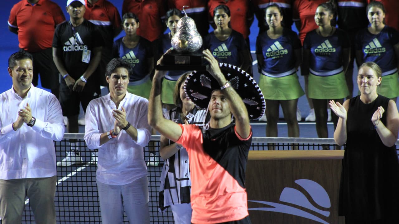 Juan Martín del Potro finiquita su revancha y es el nuevo rey de Acapulco
