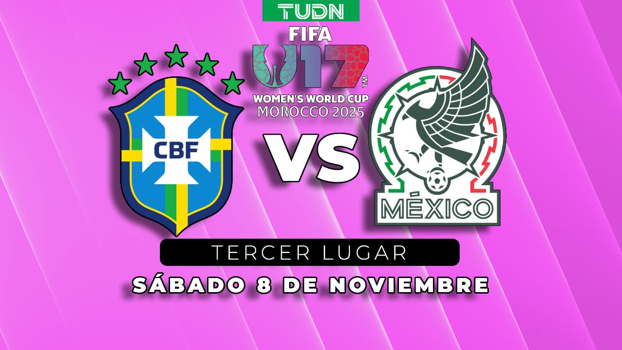 Horario y dónde ver el Brasil vs México por el tercer lugar del Mundial Sub-17 Femenil 