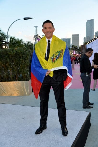 Rodner estaba con todo el corazón apoyando a los venezolanos.