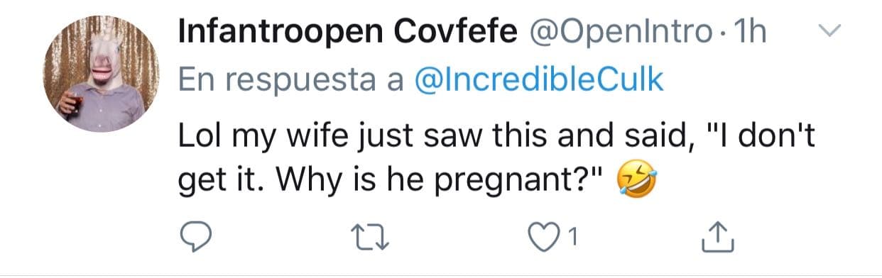 Tanto en la publicación de Twitter, como en la de Instagram, el actor recibió varios comentarios de sus seguidores. Uno de ellos, por ejemplo, habló del físico del actor: "Lol (reír a carcajadas) mi esposa vio esto y dijo: 'no entiendo, 
<b>¿por qué está embarazado?'</b>"